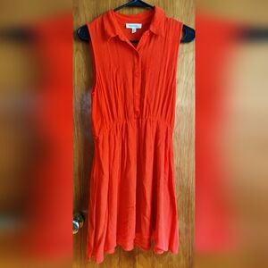 Sleeveless Button down Dress